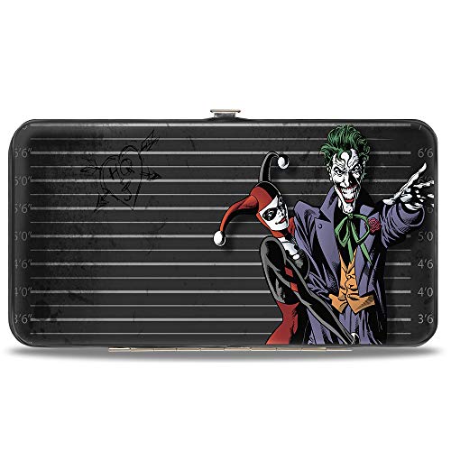 Klamra w dół - portfel - zapinany na klamrę portfel - Harley Quinn Joker damski