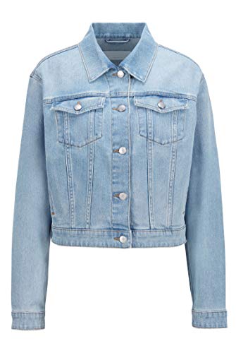 BOSS Damska kurtka jeansowa, Turquoise/Aqua449, 42