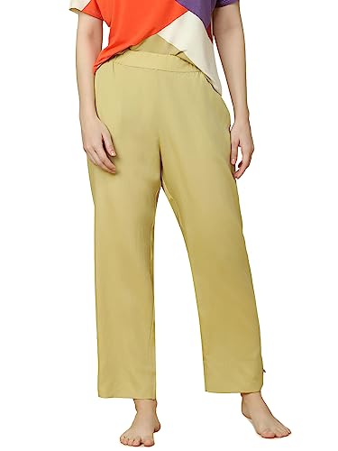 Triumph Damskie spodnie termiczne Mywear Cosy Spodnie od piżamy, Światło mchu, 34