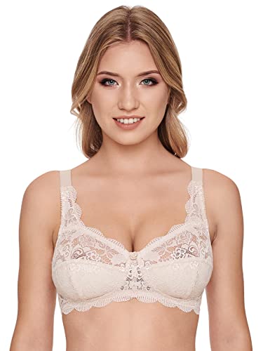 Susa Damski biustonosz bez fiszbin, beżowy (Skin 288), 105C