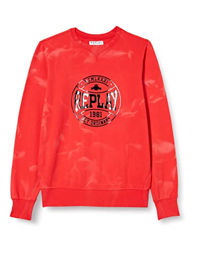 Replay Bluza chłopięca Sb2052, 919 Red Fire, 6 lat UE, 919 Red Fire, 6 lat