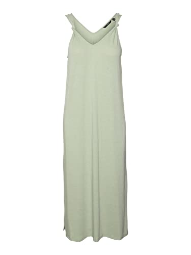 VERO MODA Sukienka damska Vmmarijune Sl Knot Calf Dress JRS, Reseda, S