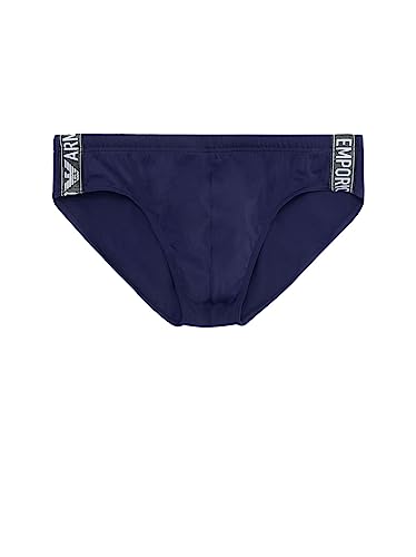 Emporio Armani Swimwear Emporio Armani Denim Tape Swim Briefs, Eclipse, 52, Eclipse, 52