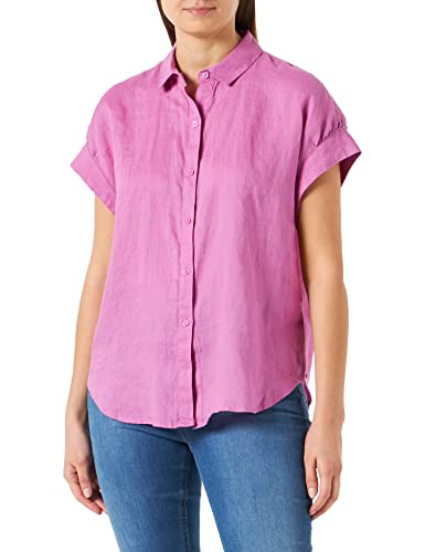 United Colors of Benetton Damska koszula 5bmldq03d, różowa 0 K9, L, Różowy 0 K9, L