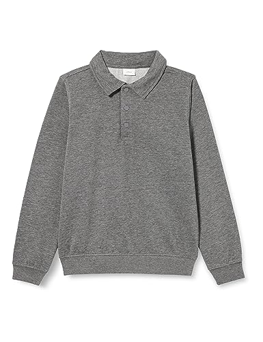 s.Oliver Bluza chłopięca z kołnierzem polo, szary, 164