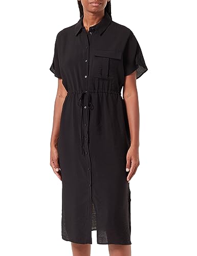 VERO MODA Damska sukienka Vmiris S/S, czarny, S