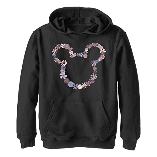 Disney Chłopięca bluza z kapturem Mickey Flow, czarny, L