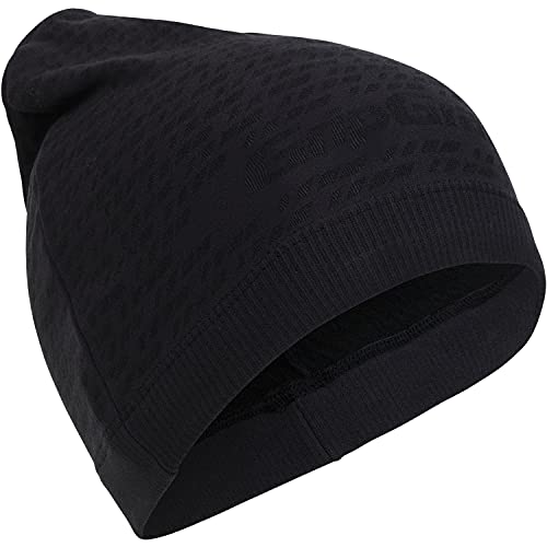 GripGrab Freedom-czapka zimowa, dzianina, elastyczna, bez szwu, dla Sport Beanie, czarny, jeden rozmiar Unisex-dla dorosłych, Czarny, rozmiar uniwersalny