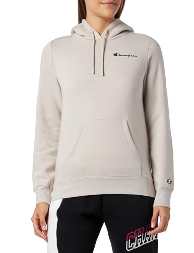 Champion Legacy American Classics W-Script Logo Light Powerblend Fleece Damska bluza z kapturem, Srebrny Szary, M