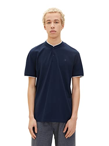 TOM TAILOR Denim 1035846 męska koszulka polo, 10668-Sky Captain Blue, S, 10668 - Sky Captain Blue, S