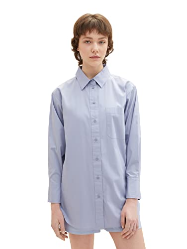 TOM TAILOR Denim Damski bluzka w paski 1032792, 12819 - Parisienne Blue, XS