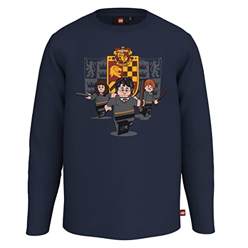 Lego Harry Potter koszulka męska Gryffindor Lwtaylor 117 Koszulka Uniseks, 590 Dark Navy, 152