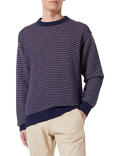 United Colors of Benetton Męski T-shirt G/C M/L 1144k102n pulower, wielokolorowy, niebieski 901, rozmiar S