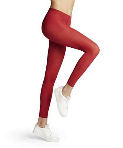 FALKE Kobiety Legginsy Pure Matt 50 DEN W LE Półprzezroczyste 50 Den Trwałe półprzezroczyste jednokolorowe 1 Sztuka, Czerwony (Scarlet 8228), L