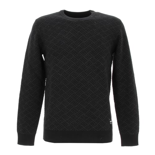 Sweter męski Teddy Smith P-Denver, Czarny mieszany, XS