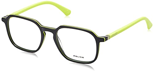 Okulary przeciwsłoneczne policyjne dla dzieci, Błyszczący niebiesko+żółty, 49