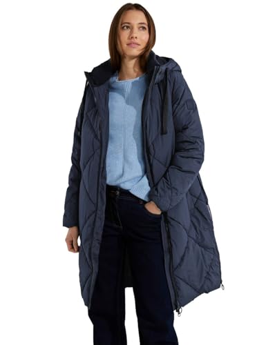 Cecil Damski płaszcz zimowy B100872, niebieski (Deep Blue), M, Deep Blue, M