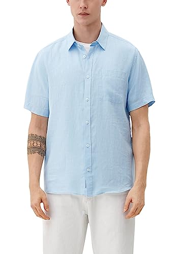 s.Oliver Męska koszula z krótkim rękawem, Niebieski 5070, XXL