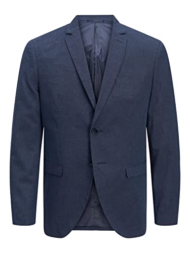 JACK & JONES Męska marynarka Jprlinen Slim Fit Ln, granatowy, 50