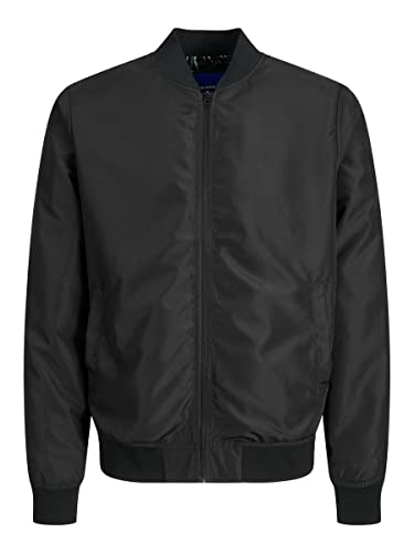 JACK & JONES Jorpalma Bomber męska kurtka bomberka, czarny, M