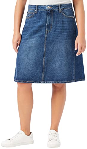 Marc O'Polo Spódnica damska, Niebieski (Tencel Authentic Denim 048), 34