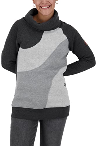 Alife and Kickin damska bluza BeaAK A bluza damska bluza z kapturem sweter XS-XXL, Moonless Melange, Moon less melanż