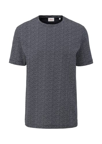 s.Oliver Bernd Freier GmbH & Co. KG Męski T-shirt z krótkim rękawem, niebieski, 3XL, niebieski, 3XL