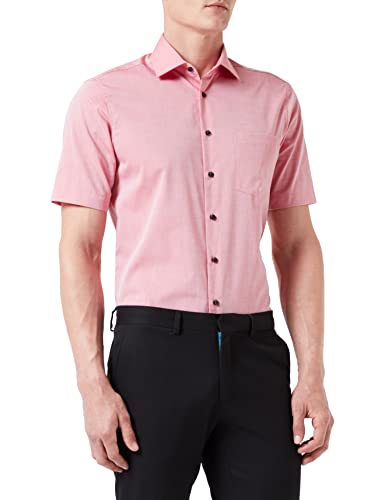 Seidensticker Męska koszula biznesowa, czerwony, 38 PL