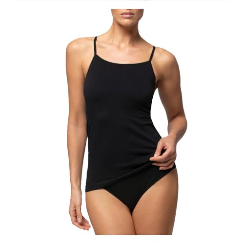Canotta Seamless, Koszulka bez rękawów, czarny, L-XL
