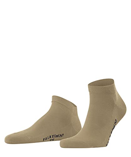 FALKE Mężczyźni Skarpety do trampek Cool 24/7 M SN Organiczna Bawełna krótkie jednokolorowe 1 Para, Beżowy (Dune 4086), 41-42