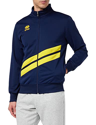 Errea Unisex fg0e0z-0192_m płaszcz, granatowy/żółty, M, granatowy/żółty, M