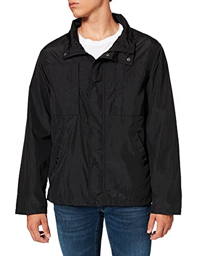 Urban Classics Męska kurtka Double Pocket Nylon Crepe, czarny, 3XL