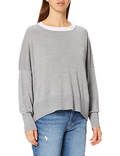 G-STAR RAW Damski sweter z dzianiny Core Knits, Wielokolorowy (Grey Htr D20425-c870-906), S