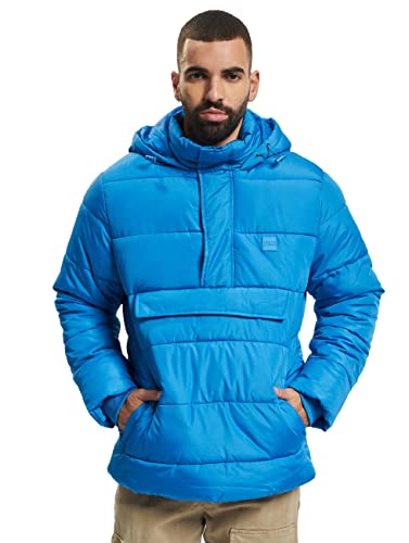 Urban Classics Kurtka męska Pull Over Puffer, Niebieski (Jasnoniebieski 01434), XXL