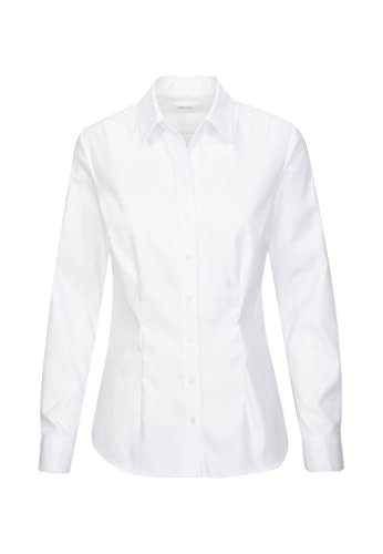 Seidensticker Damska bluzka koszulowa slim fit, biały, 40