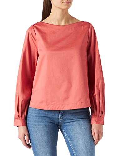 s.Oliver BLACK LABEL Bluse Langarm damska bluzka o regularnym kroju, Papaja, 34