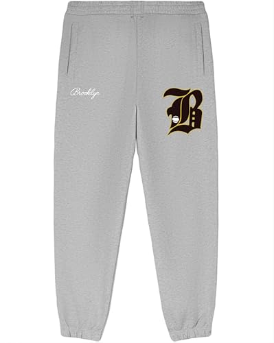 AMERICAN COLLEGE USA Spodnie dresowe męskie, Melange Grey, L
