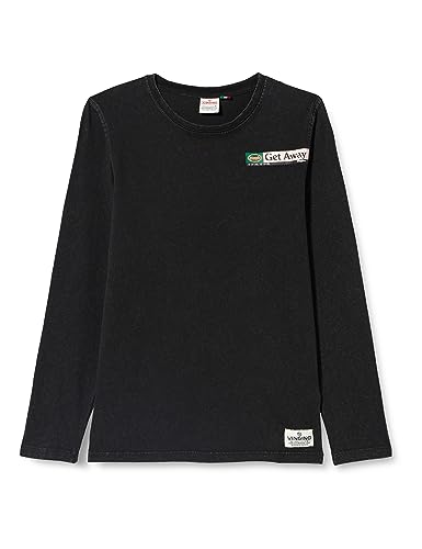 Vingino Bluza chłopięca Jinject, Deep Black, 10 lat