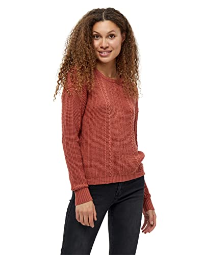 Desires Damski sweter z okrągłym dekoltem Jea, Redwood, S