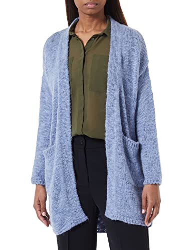 United Colors of Benetton Damski kardigan M/L 103hd6018 sweter, niebieski (Tory Blue), 7w7, M