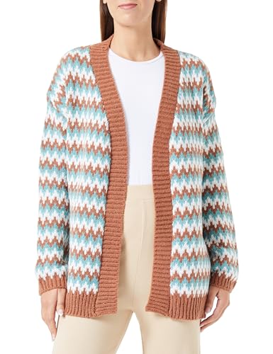 ALARY Damski kardigan 15525006-AL01, miętowy wielokolorowy, XL/XXL, Mięta dymna, wielokolorowa, XL-XXL