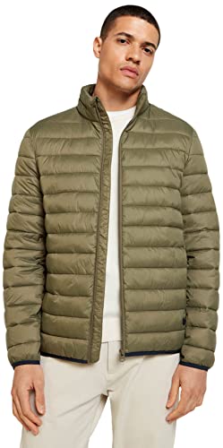 Springfield Męska kurtka pikowana, khaki, średnia, M, khaki, średni, M