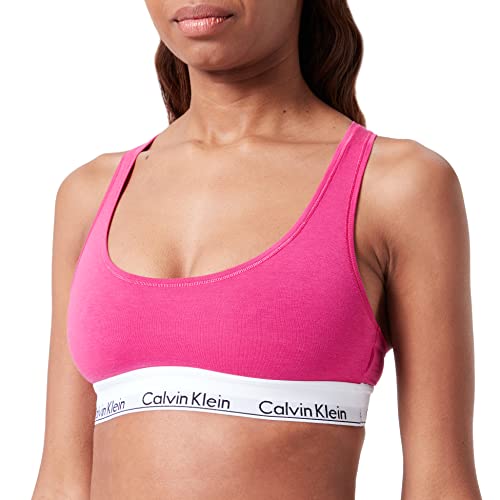 Calvin Klein Damski biustonosz bez podszewki, Bardzo jagodowe, XS