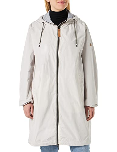 Camel Active Womenswear Damski płaszcz 310500/1R26 Coat, perłowy, 46 (DE), Pearl
