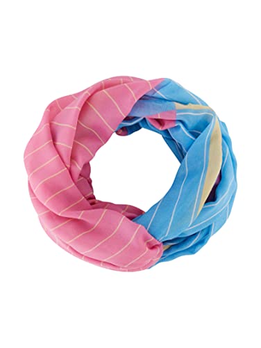 TOM TAILOR Damski komin z nadrukiem, 31647 - Nouveau Pink, jeden rozmiar