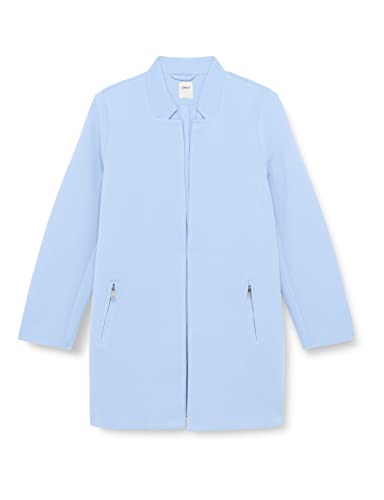 ONLY Damski płaszcz Onlsoho-Linea L/S Zip Coatigan Cc PNT, Niebieska zamieć/szczegół: biały melanż, XL