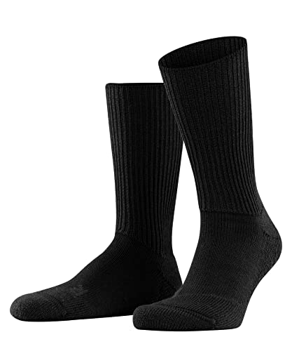 FALKE Uniseks Skarpety Walkie Ergo U SO Wełna Merynosa jednokolorowe 1 Para, Czarny (Black 3000), 46-48