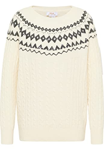 ALARY Damski sweter z dzianiny, biały (wollweiss), XL-XXL