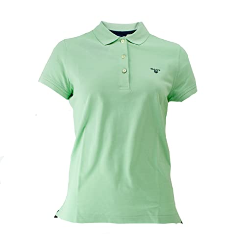 GANT Damska koszula polo Summer Pique, miętowa zieleń, standardowa, Minty Green, XS