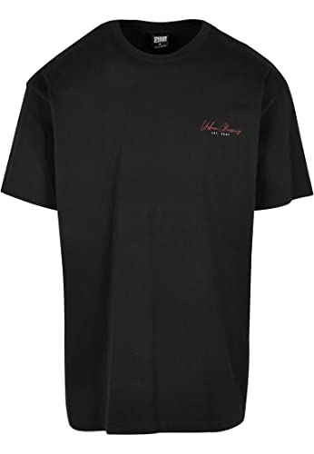 Urban Classics Small Scribt Logo Tee męski T-Shirt czarny Basics, czarny, L